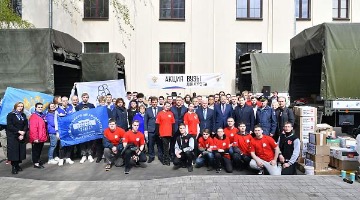 РГГУ принял участие в отправке самой масштабной партии помощи в рамках акции «Вузы для фронта!»